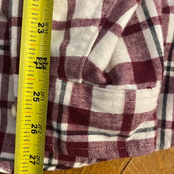 Eddie Bauer Heavy Flannel Shirt Men's Long Sleeve XL Tall Button Up Plaid - Picture 9 of 10